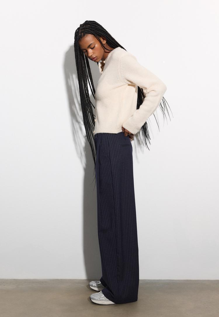 pantalon vestir pinza rayas