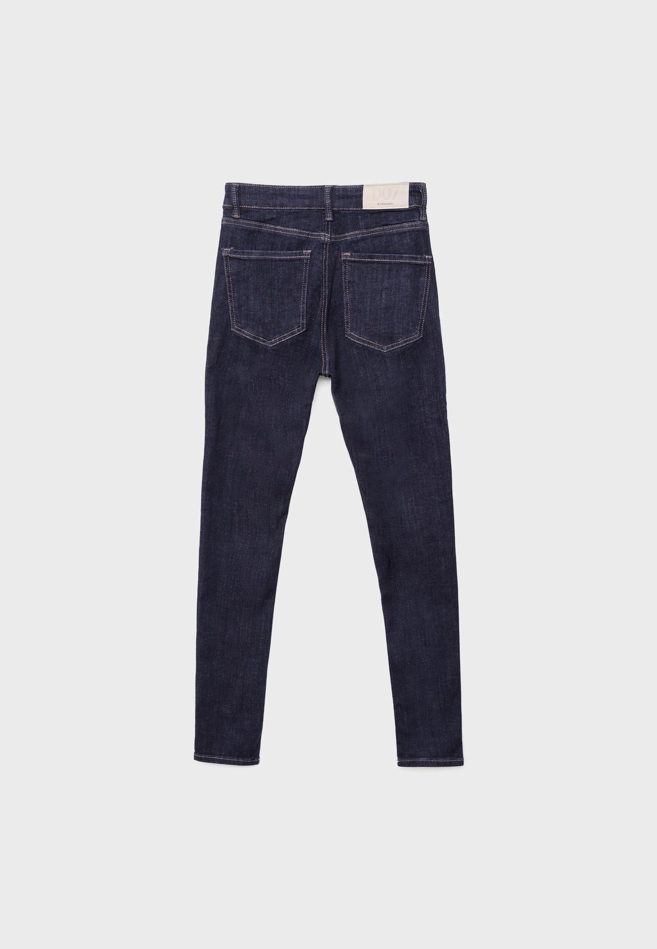 D07 High-waist skinny jeans — RINSE BLUE DENIM