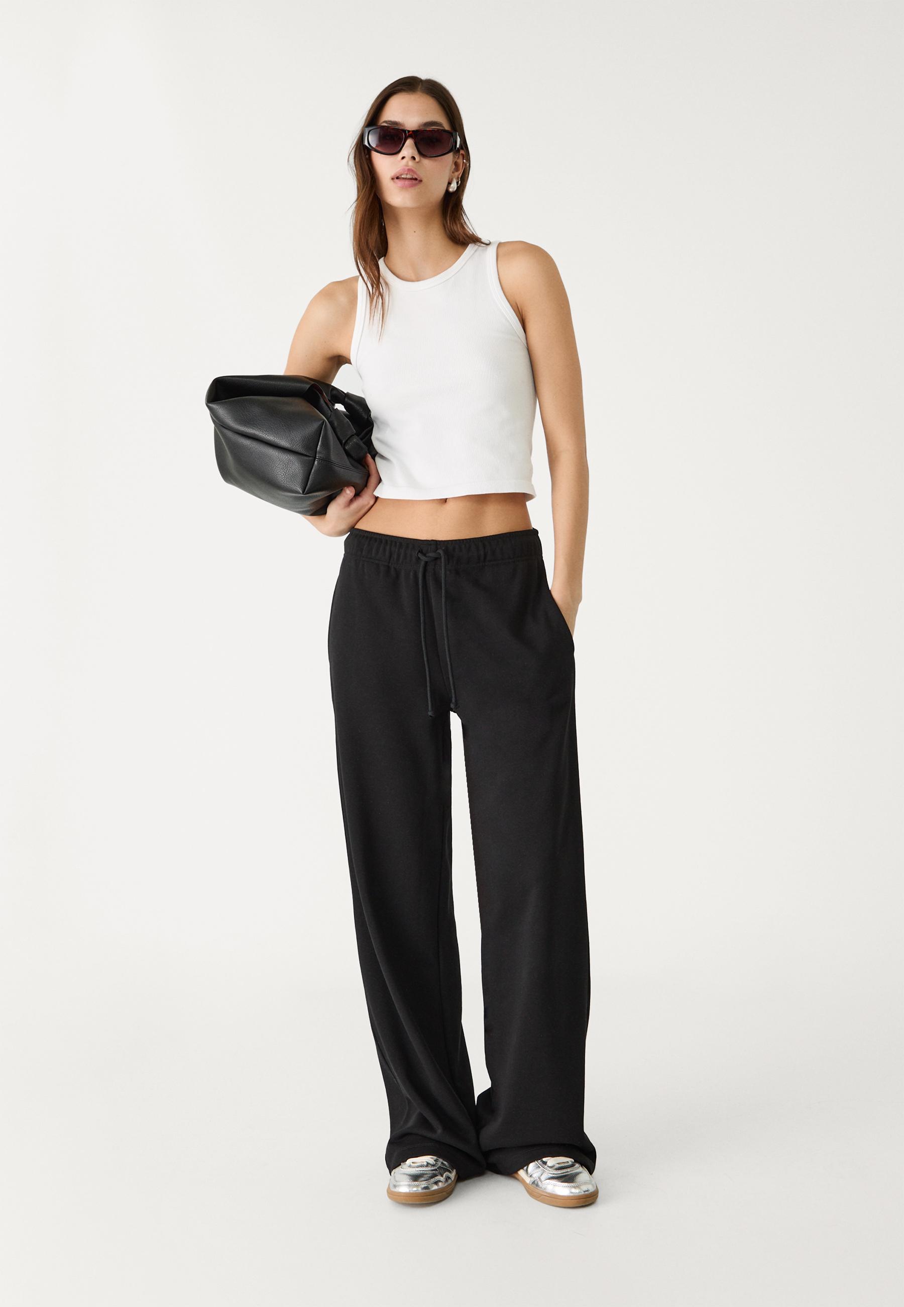 Pantalon jogger jambe large