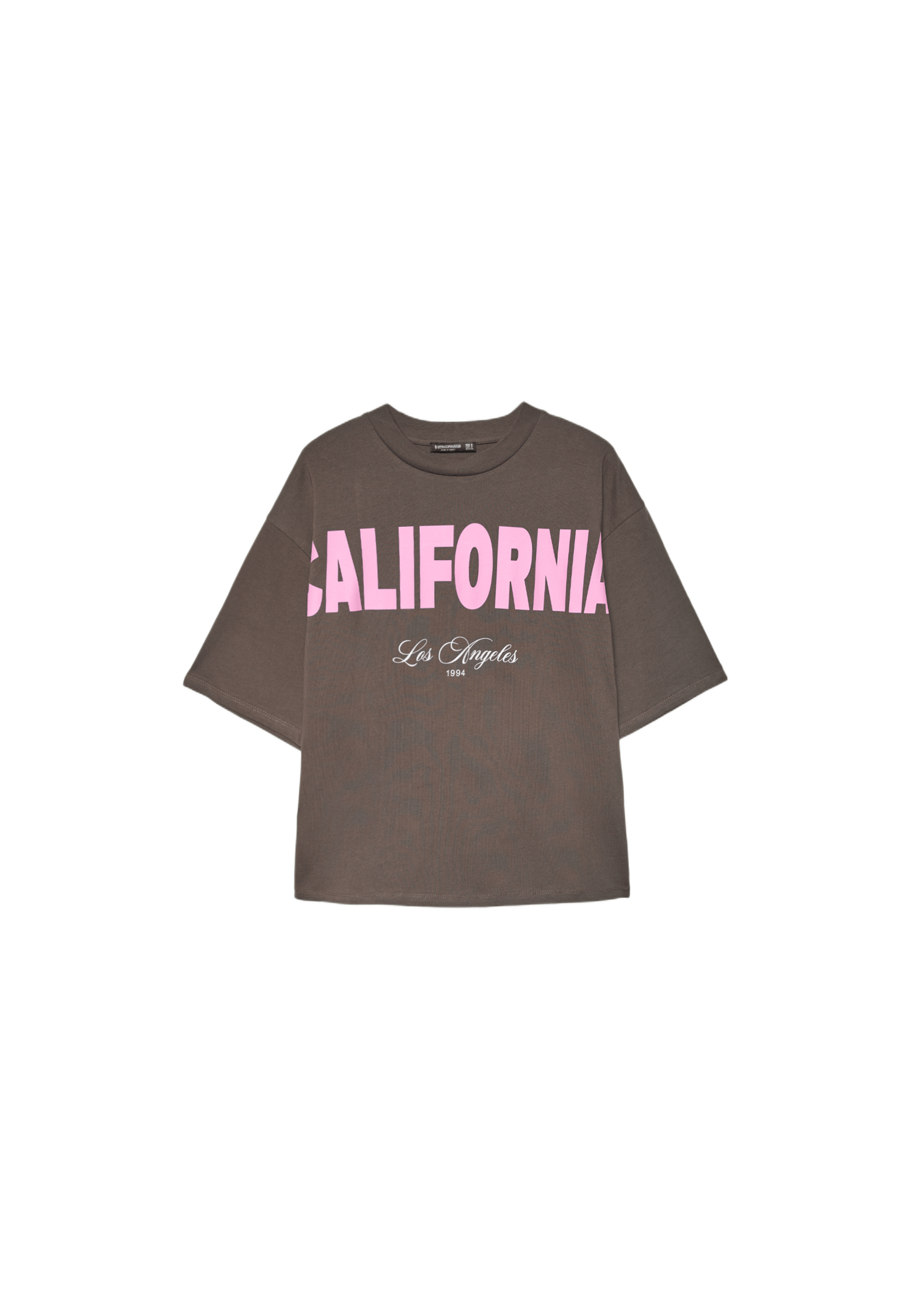 Short sleeve positional T-shirt — Brown