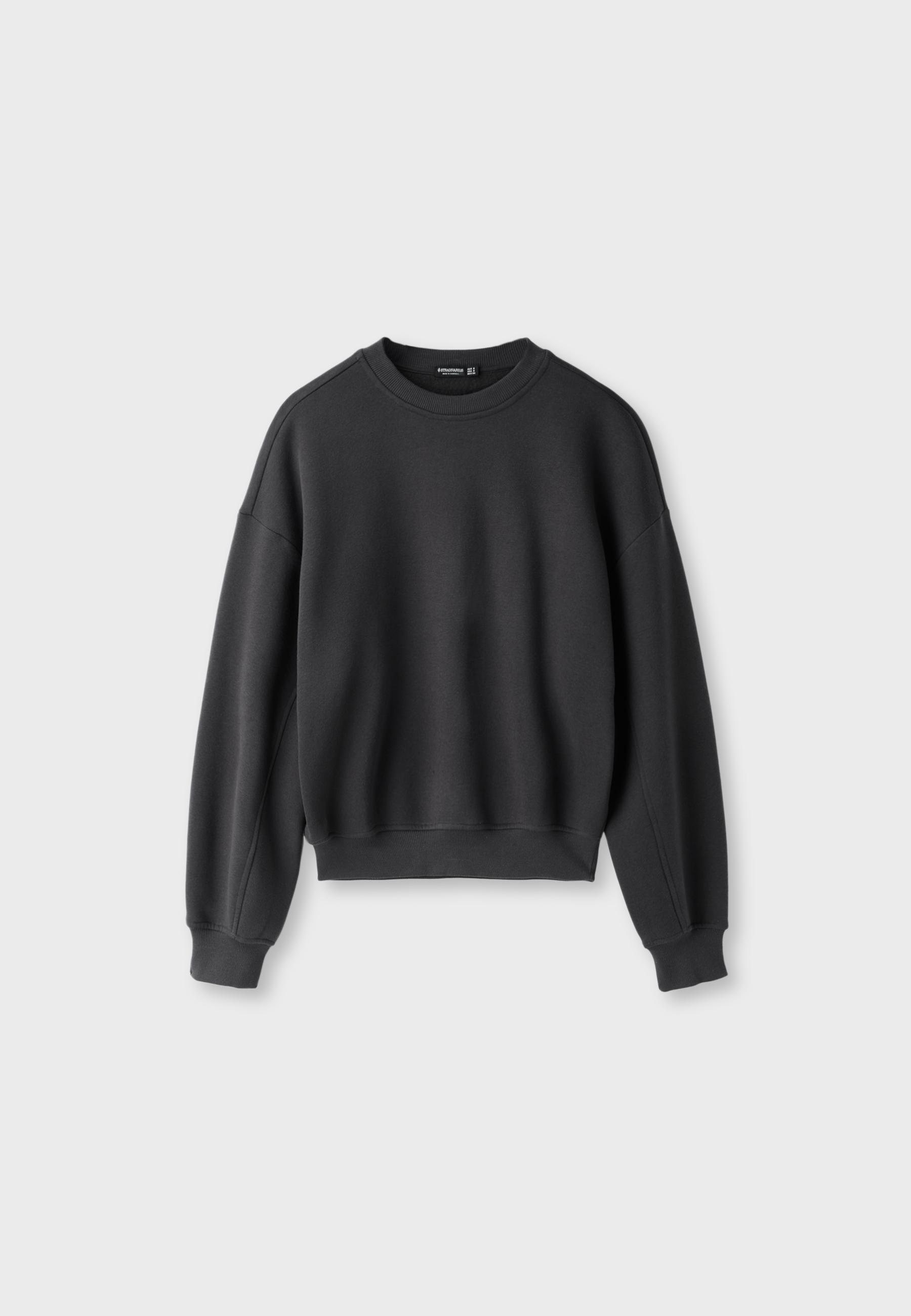 Stradivarius Basic sweatshirt görsel 5