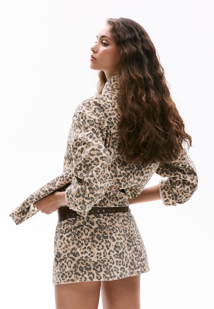 d62 falda pantalon estampada