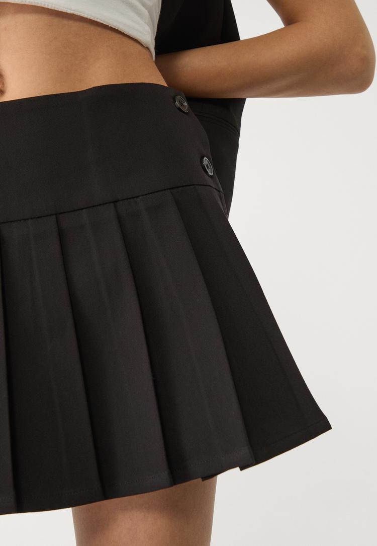 falda pantalon mini tablas