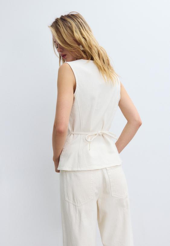 Втален Деним Топ