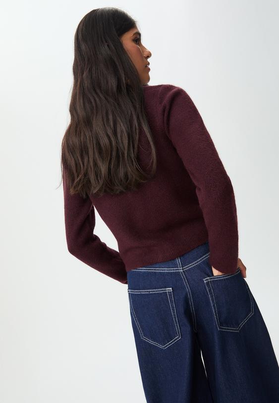 chaqueta botones punto