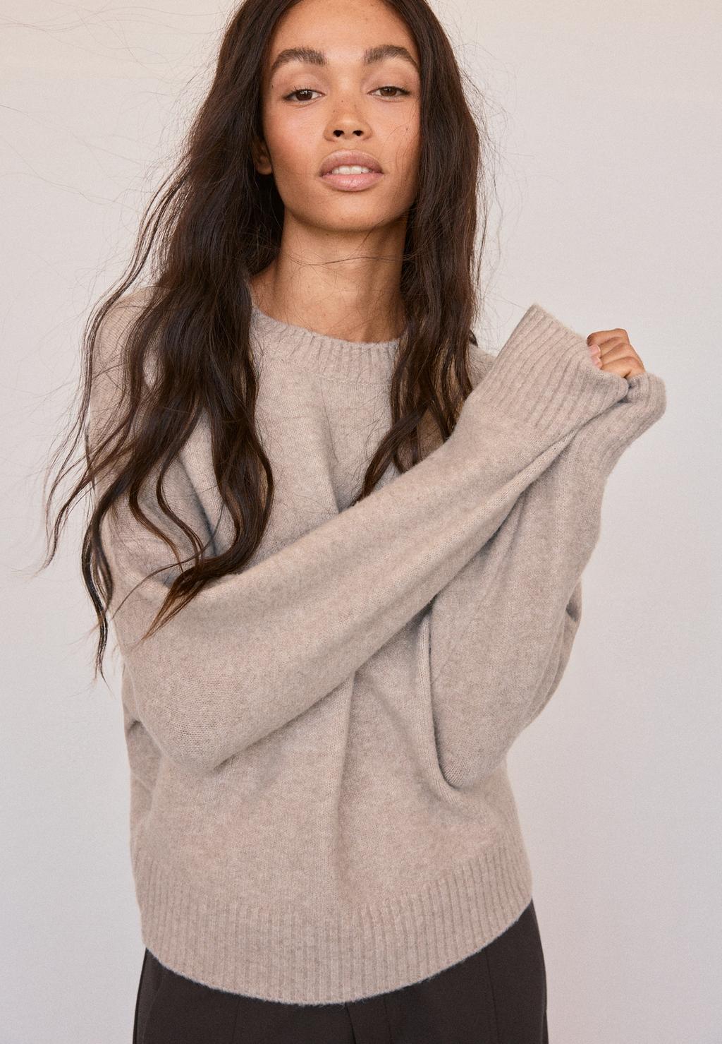 Soft-touch basic knit jumper