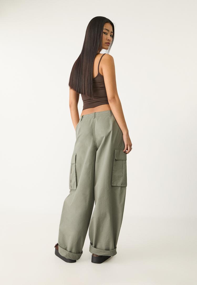 pantalon cargo parachute