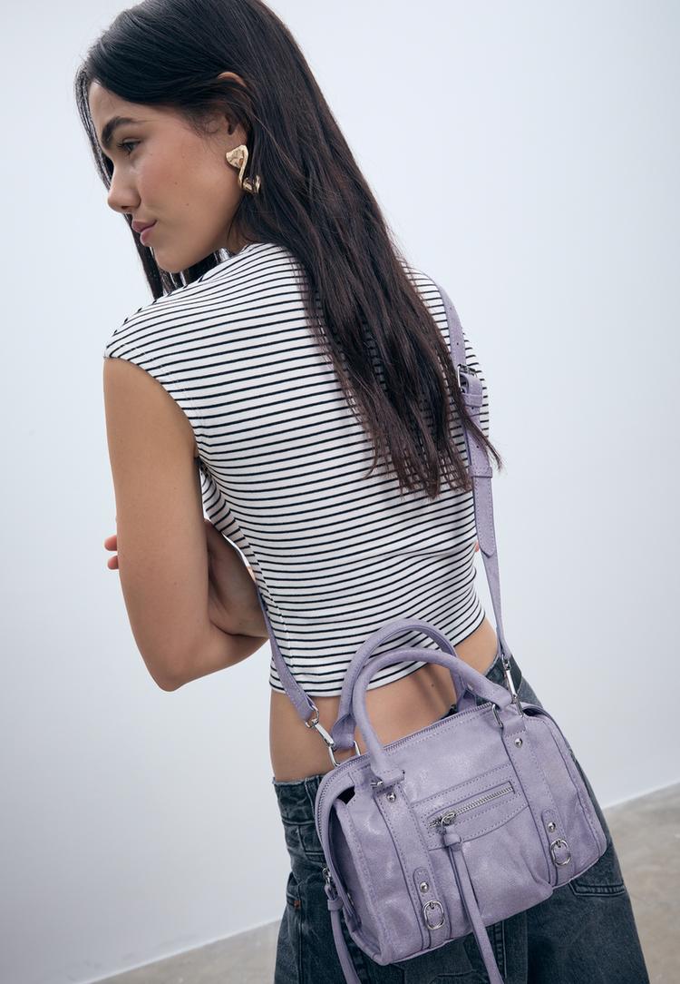 bolso bandolera bowling cremallera