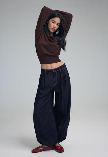 D72 sarouel trousers — RINSE BLUE DENIM 1