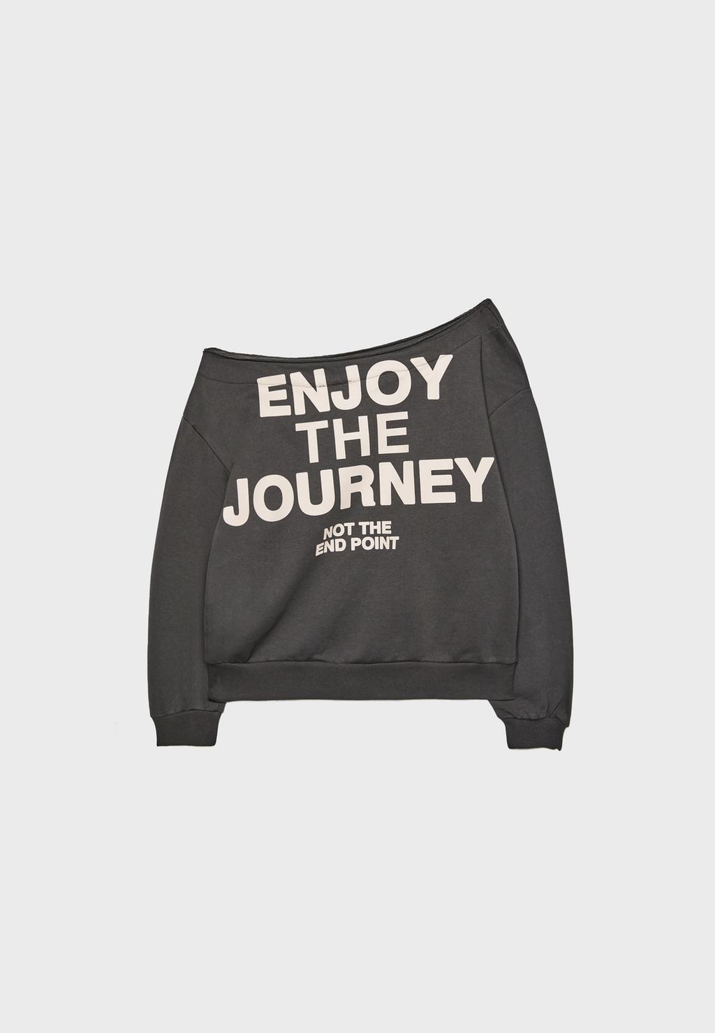Sweat à épaule découverte design