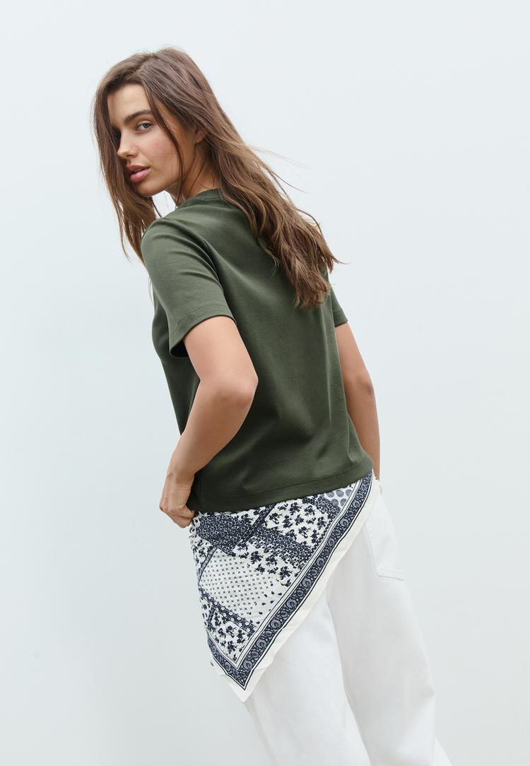 basic t shirt regular fit heavy weight