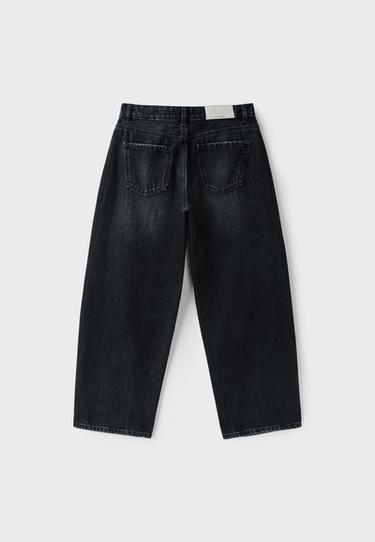 D80 Barrel fit jeans — BLACK DENIM WASH 8