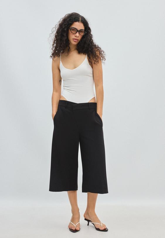 v yaka askılı body