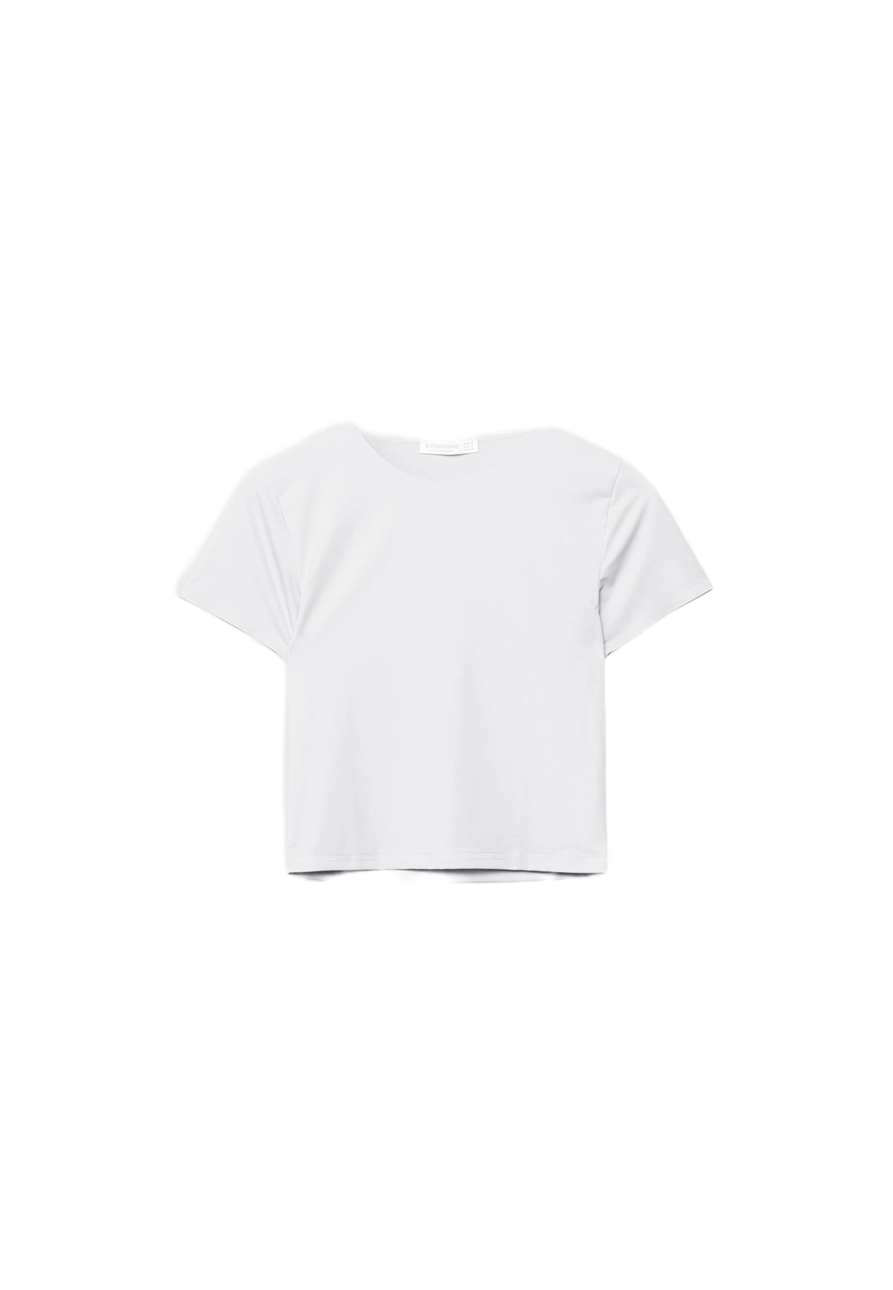 Basic polyamide T-shirt — White