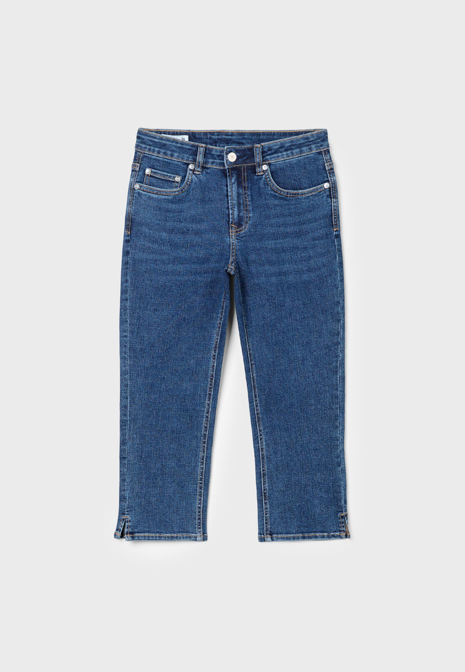 Capri jeans — MEDIUM DENIM WASH