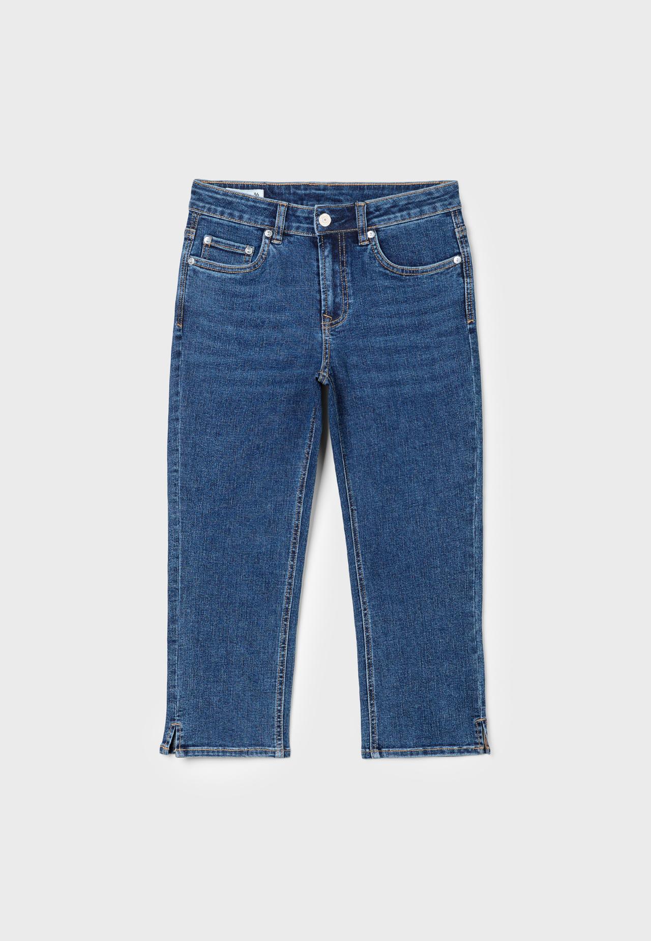 Capris jeans — MEDIUM DENIM WASH
