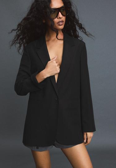 Regular fit blazer — Black 1