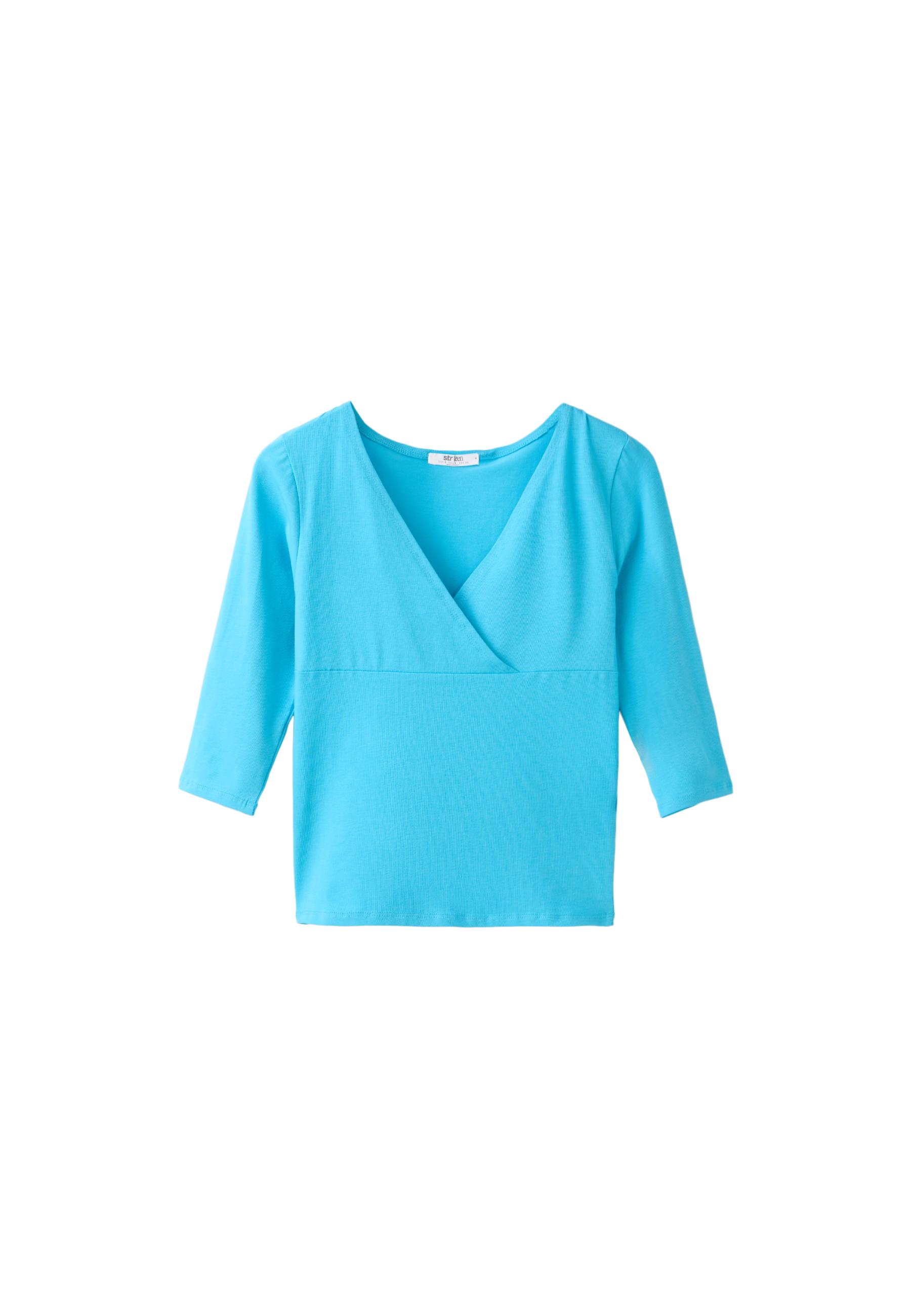 Underbust cut-out top — Turquoise