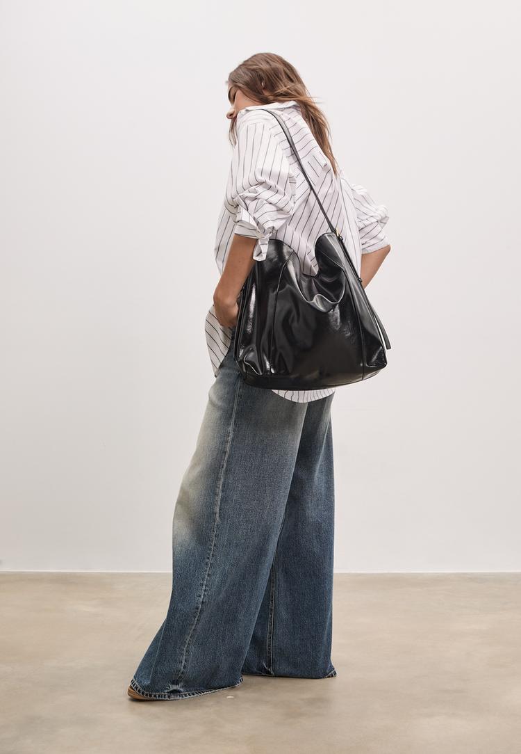 sac seau en similicuir