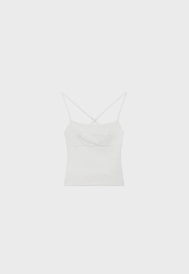 Corset detail top — Ecru 6