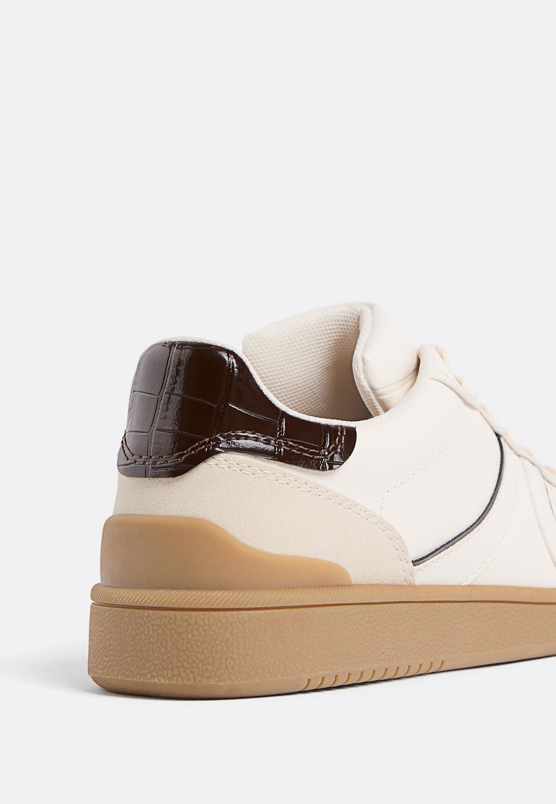 Casual retro trainers — WHITE