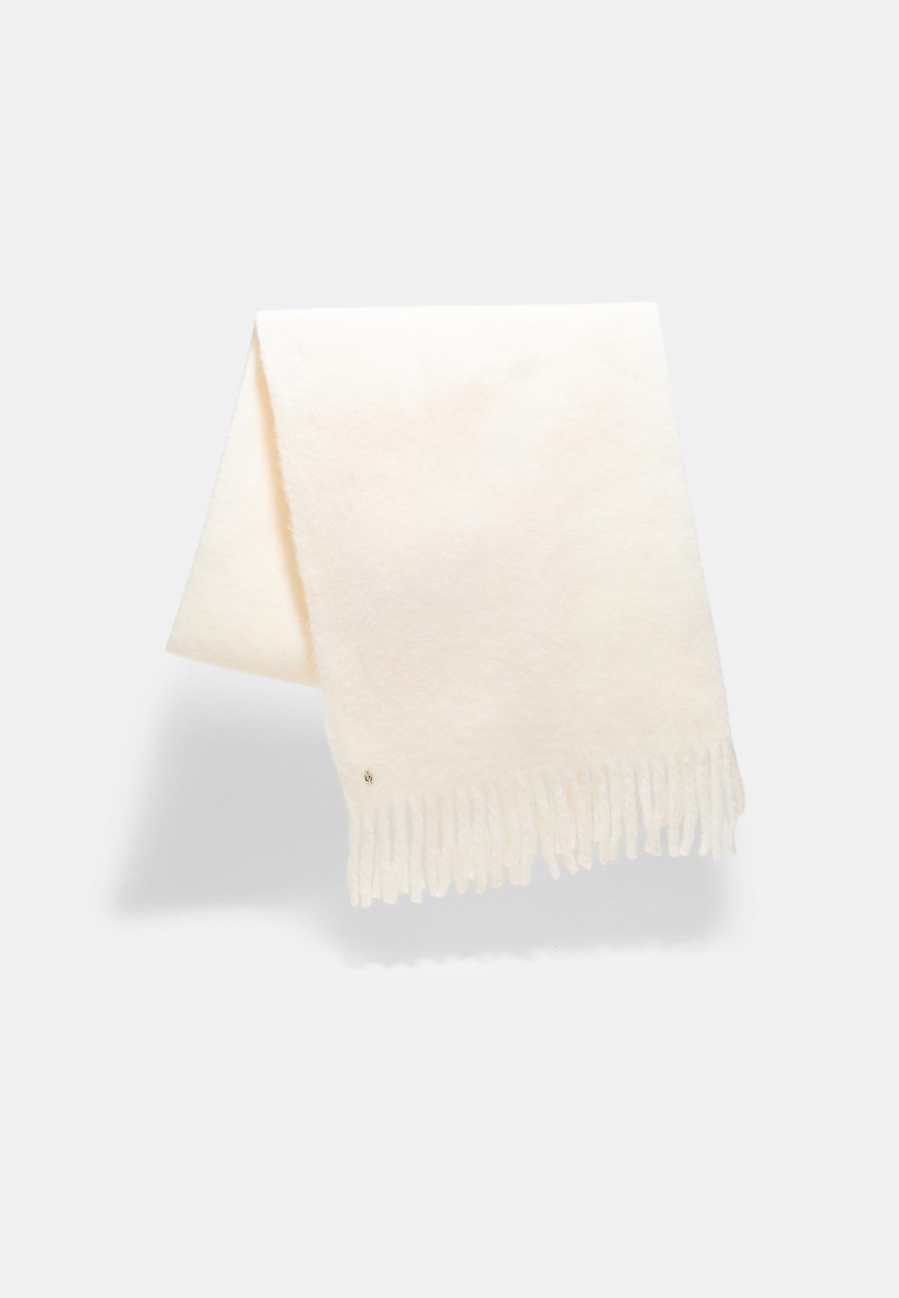 Medium basic scarf — Ecru