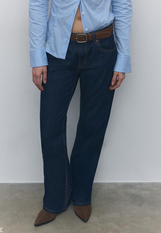 d68 jeans bootcut fit riem