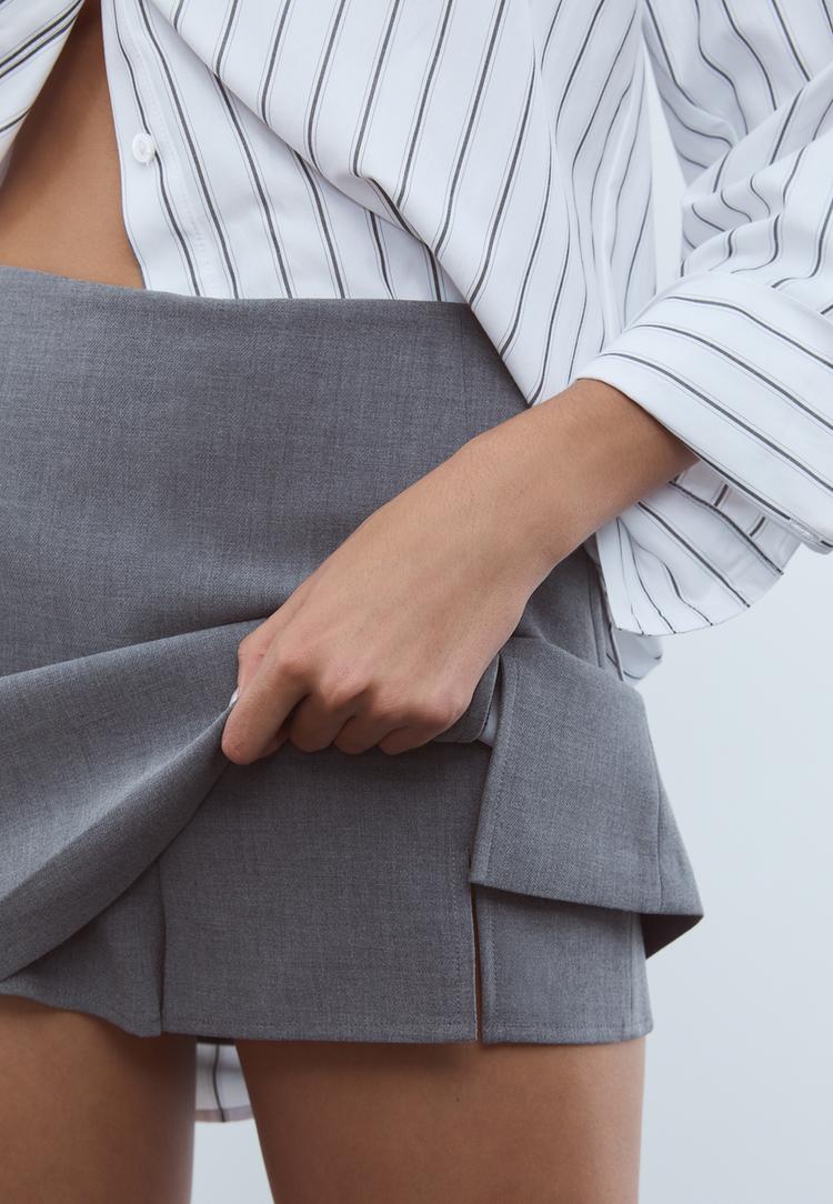 falda pantalon abertura lateral