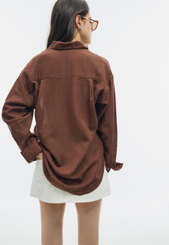 Lepršava Lanena Košulja