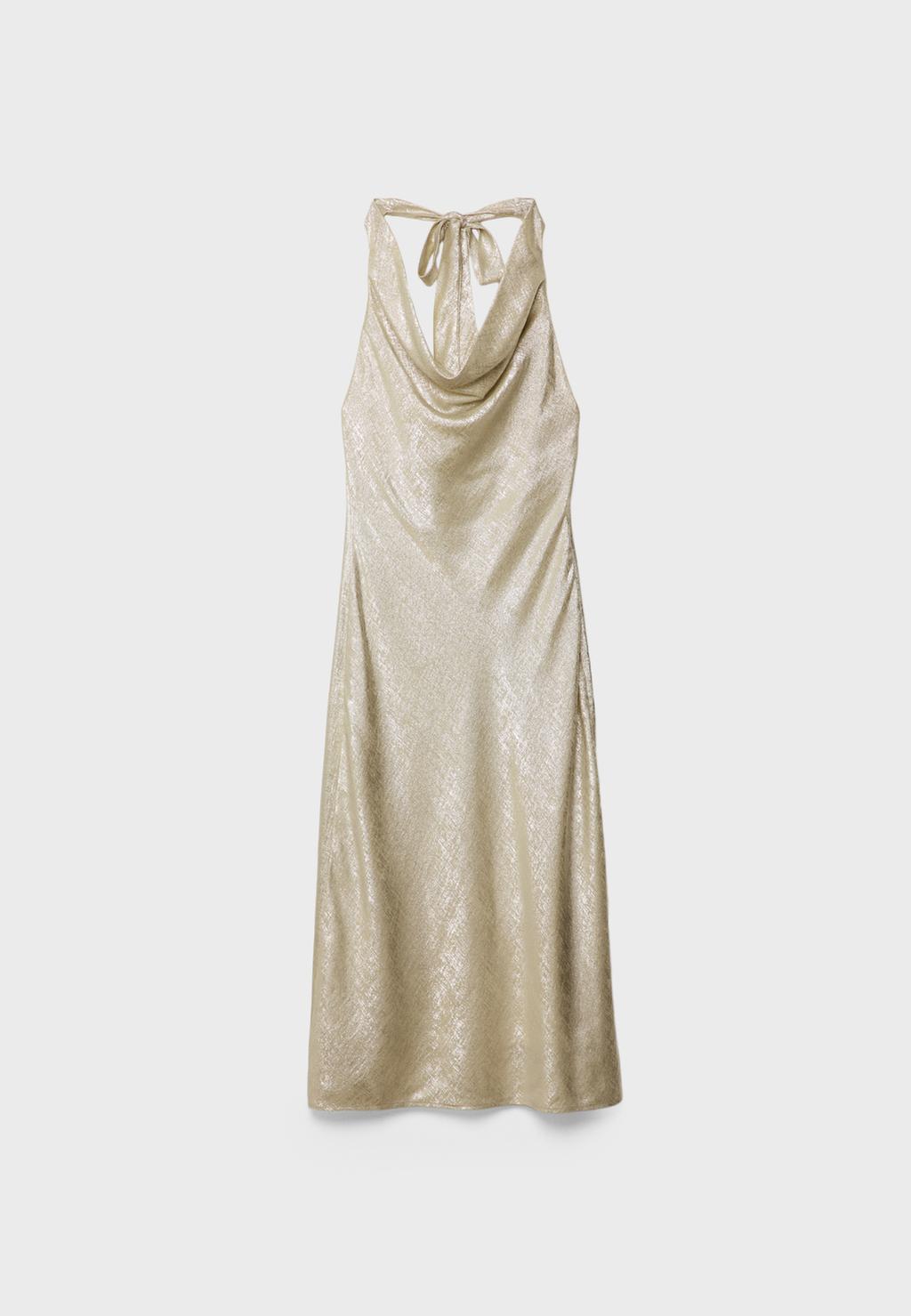 Halter neck midi dress