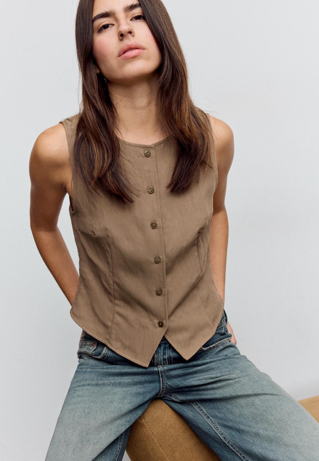 Топ с копчета и текстура