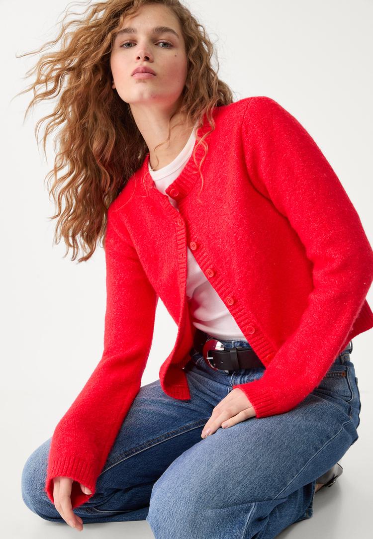 chaqueta punto botones