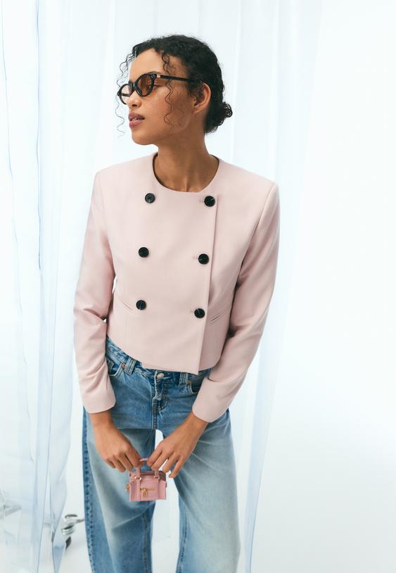 Kratki Sako Okruglog Ovratnika