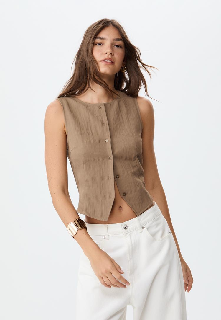 top botones textura