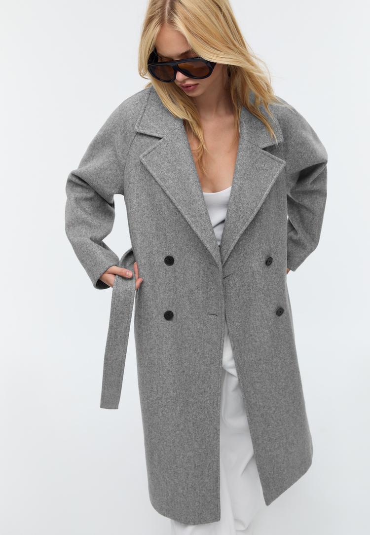 abrigo trench tacto suave
