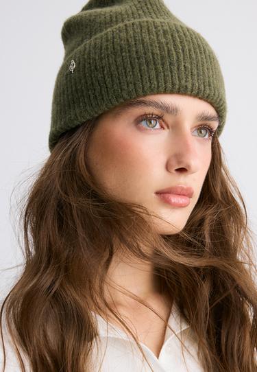 Basic knit beanie — Khaki 5