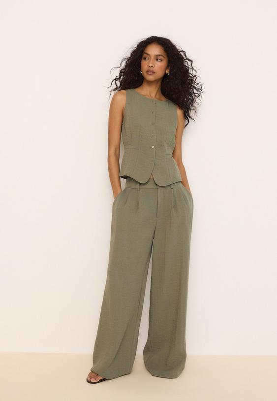 buttoned waistcoat