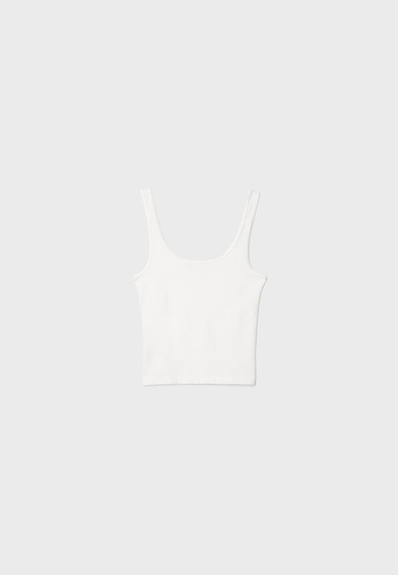 Polyamide T-shirt — Ecru