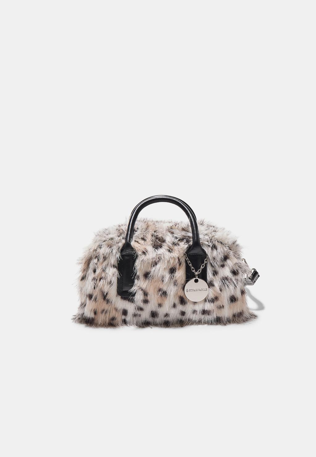 Sac bowling fausse fourrure