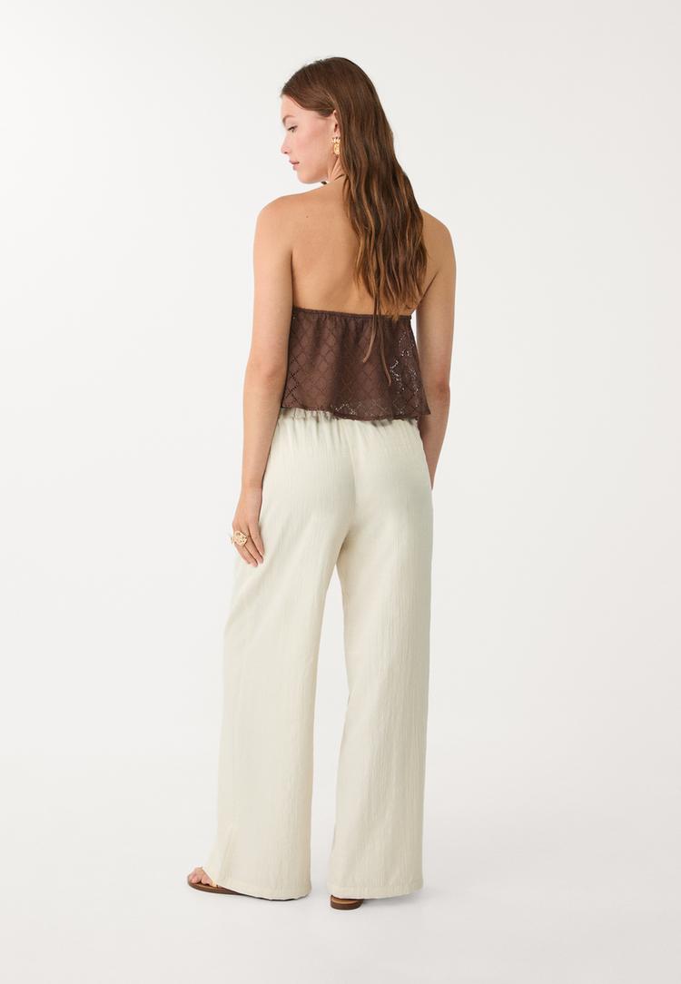 pantalon cordon textura
