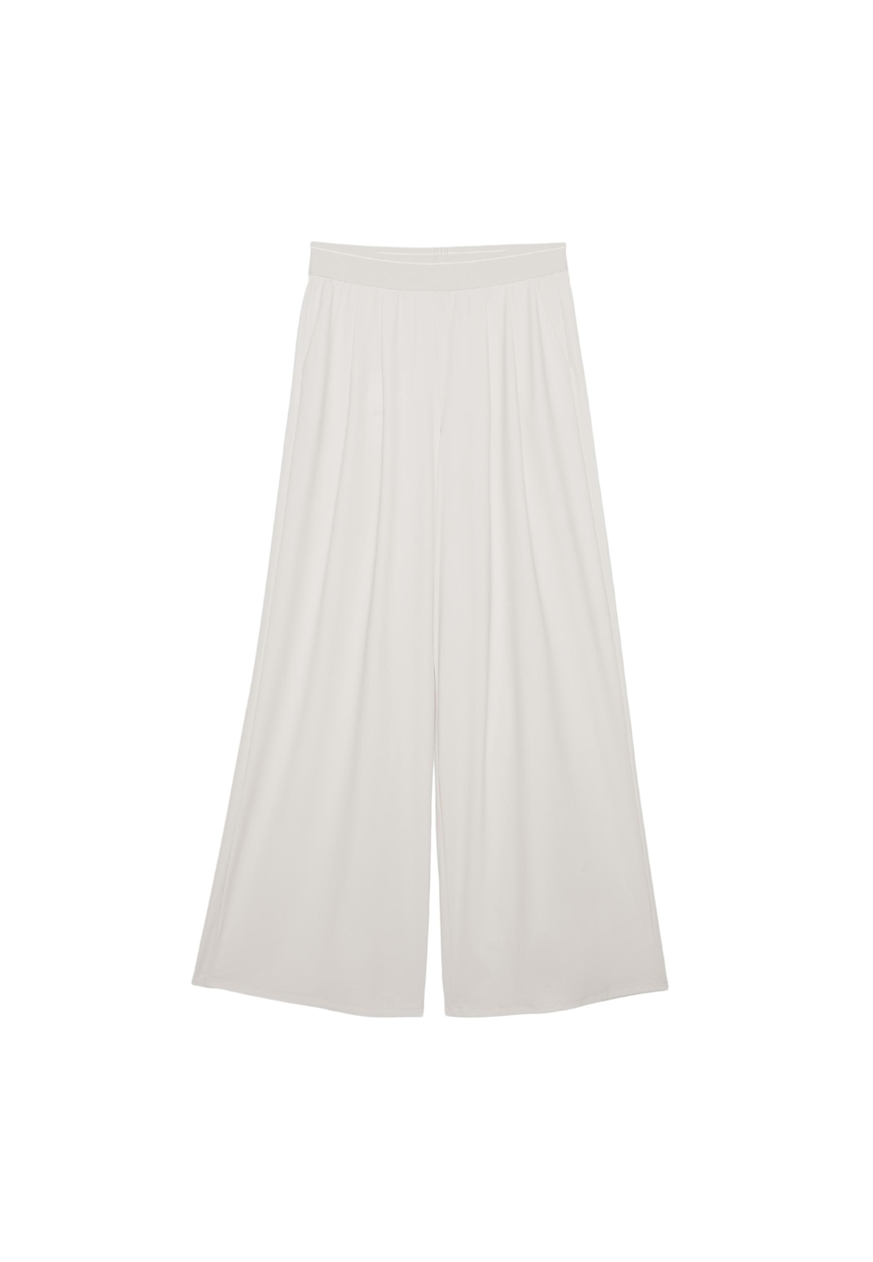Elasticated waist palazzo joggers — Stone