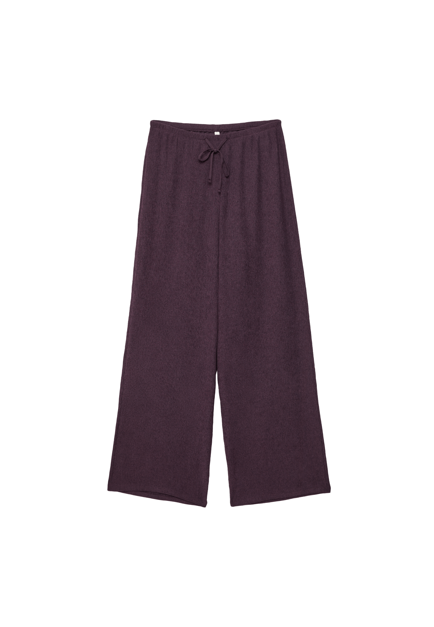 Straight-leg creased-effect trousers — Purple