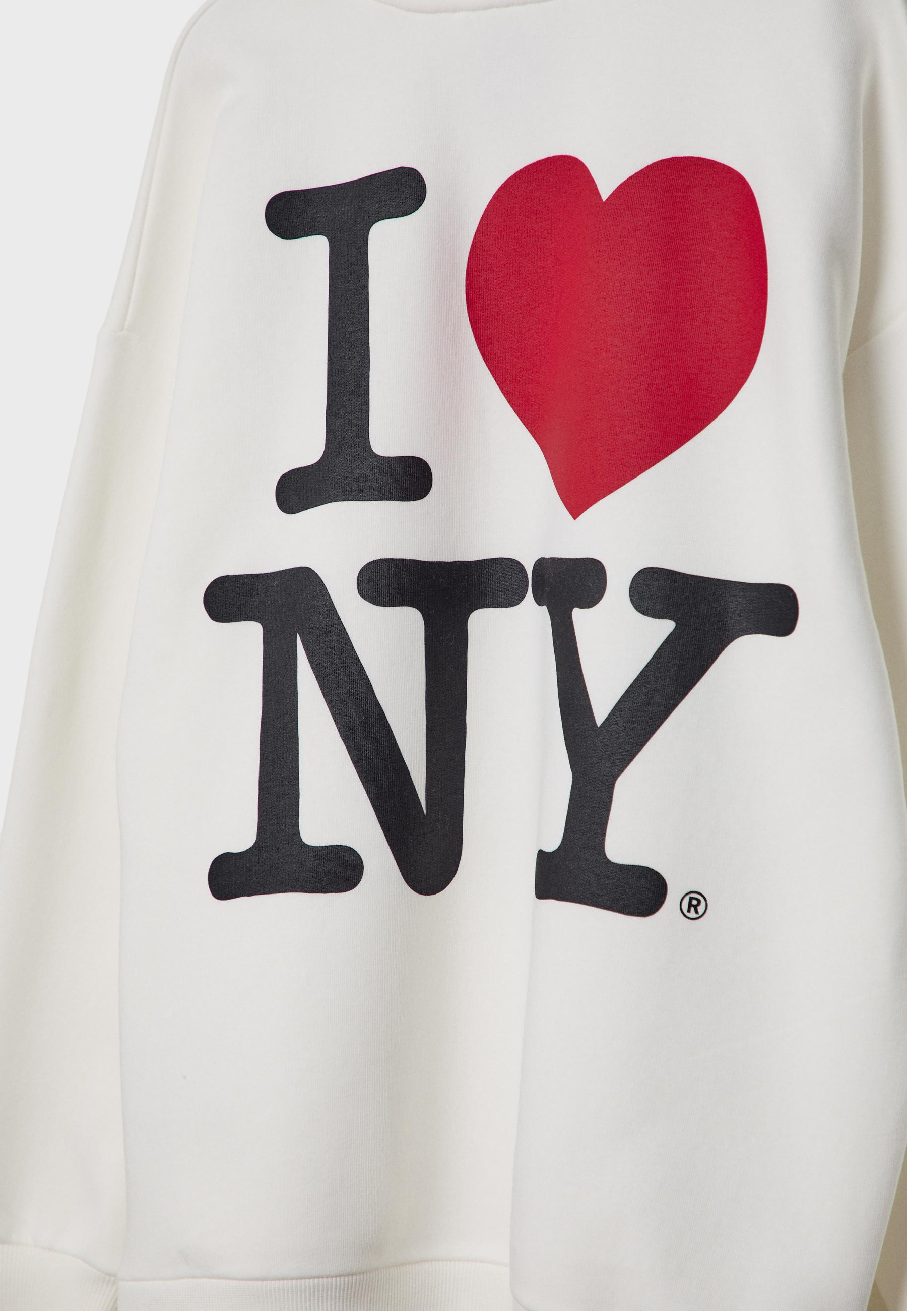 I love NY oversize sweatshirt - Women's fashion