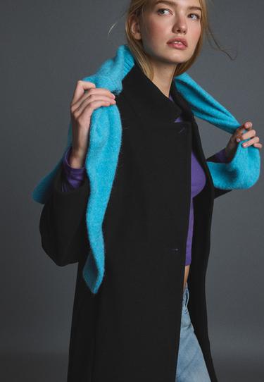 Soft-touch basic coat — Black 6