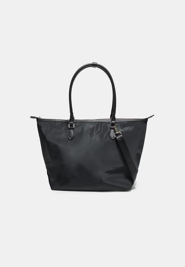 Contrast crossbody shopper bag — Black 2