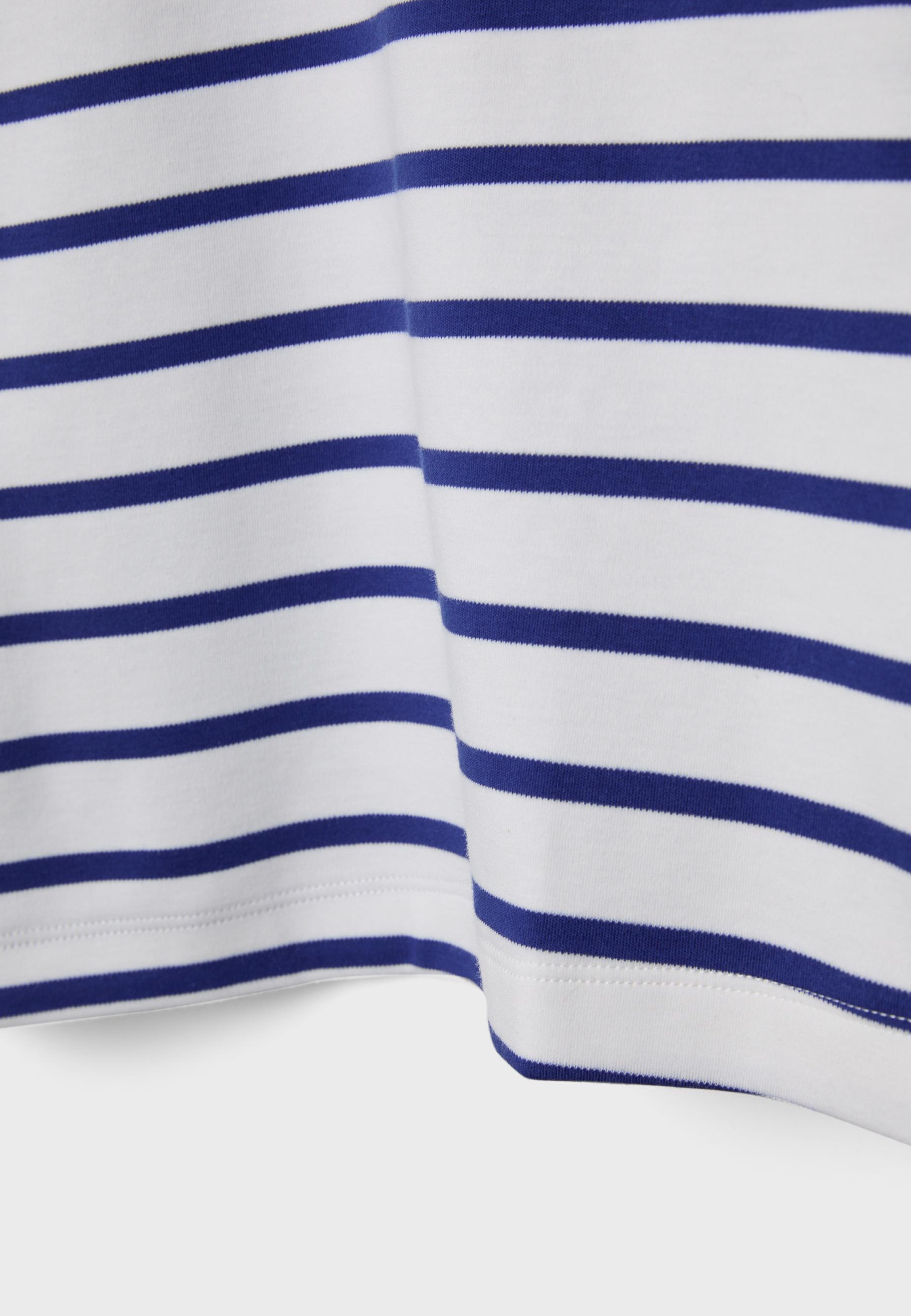 Çizgili, heavy weight, regular fit basic tişört - Görsel 9