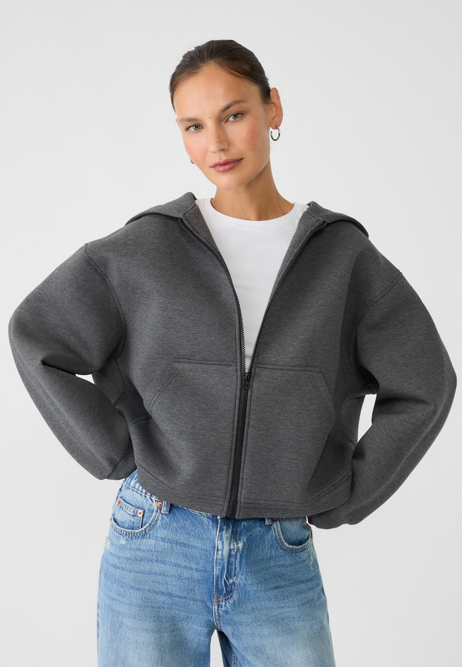 Sweat a capuche et poches Mode femme Stradivarius France