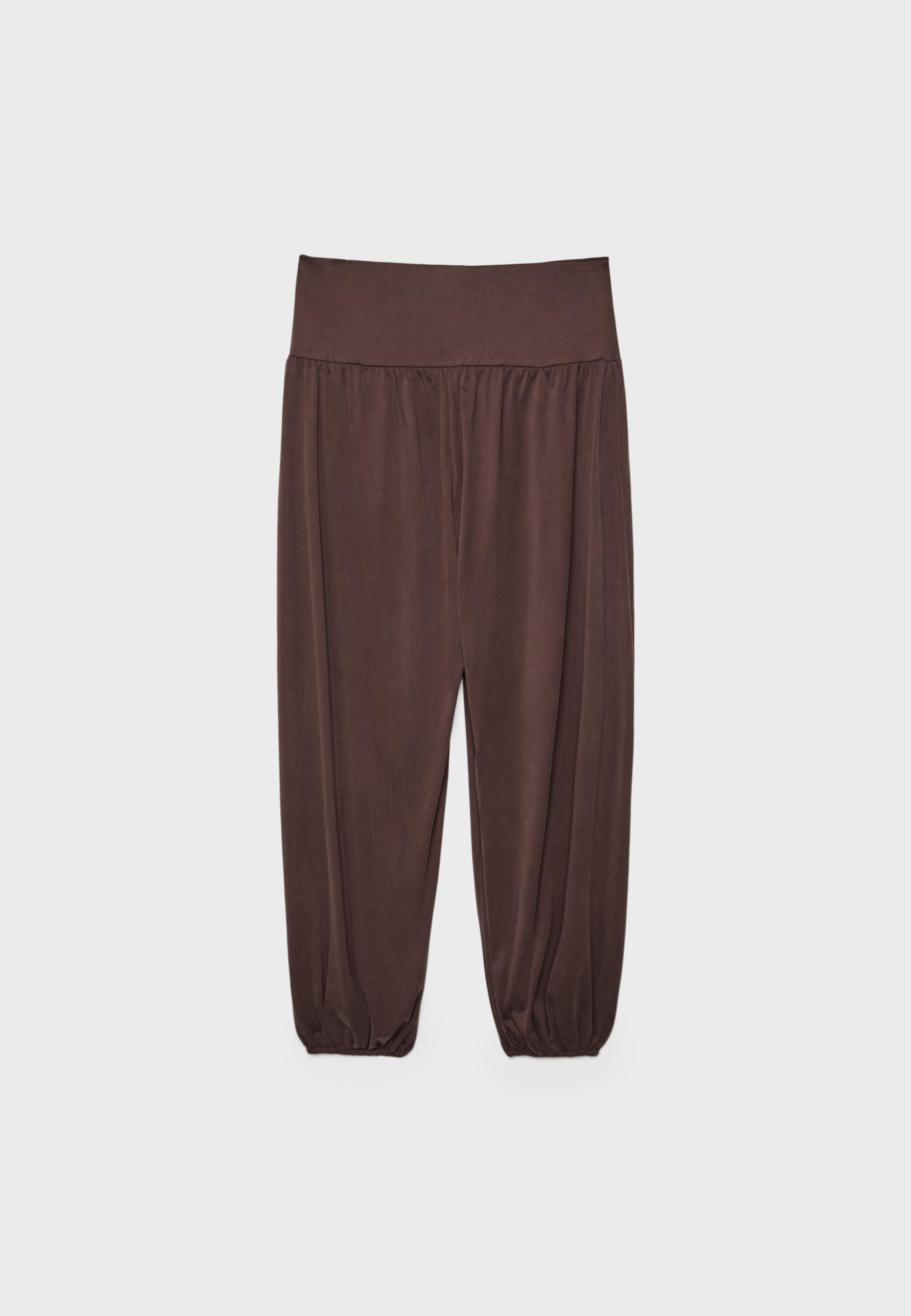 Knit sarouel trousers