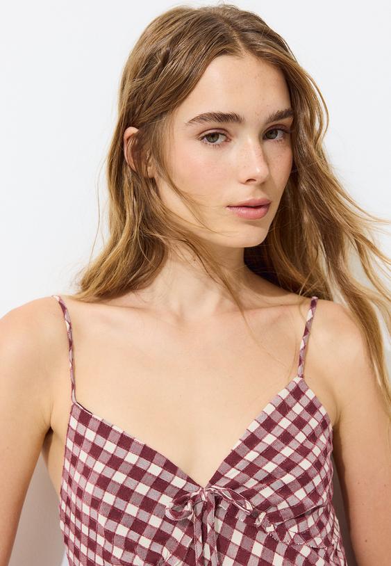 robe midi vichy
