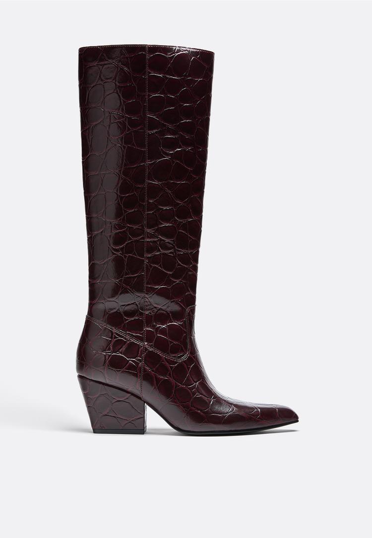 botas altas de tacao